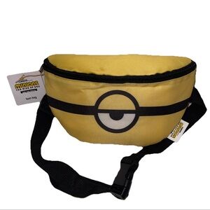 NEW MINIONS THE RISE OF GRU FANNY PACK HIP BAG YELLOW BLACK MOVIE PROMO